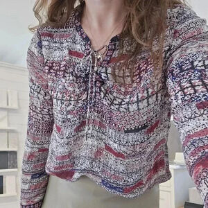 COPY 100% Silk - Joie long sleeve silk blouse